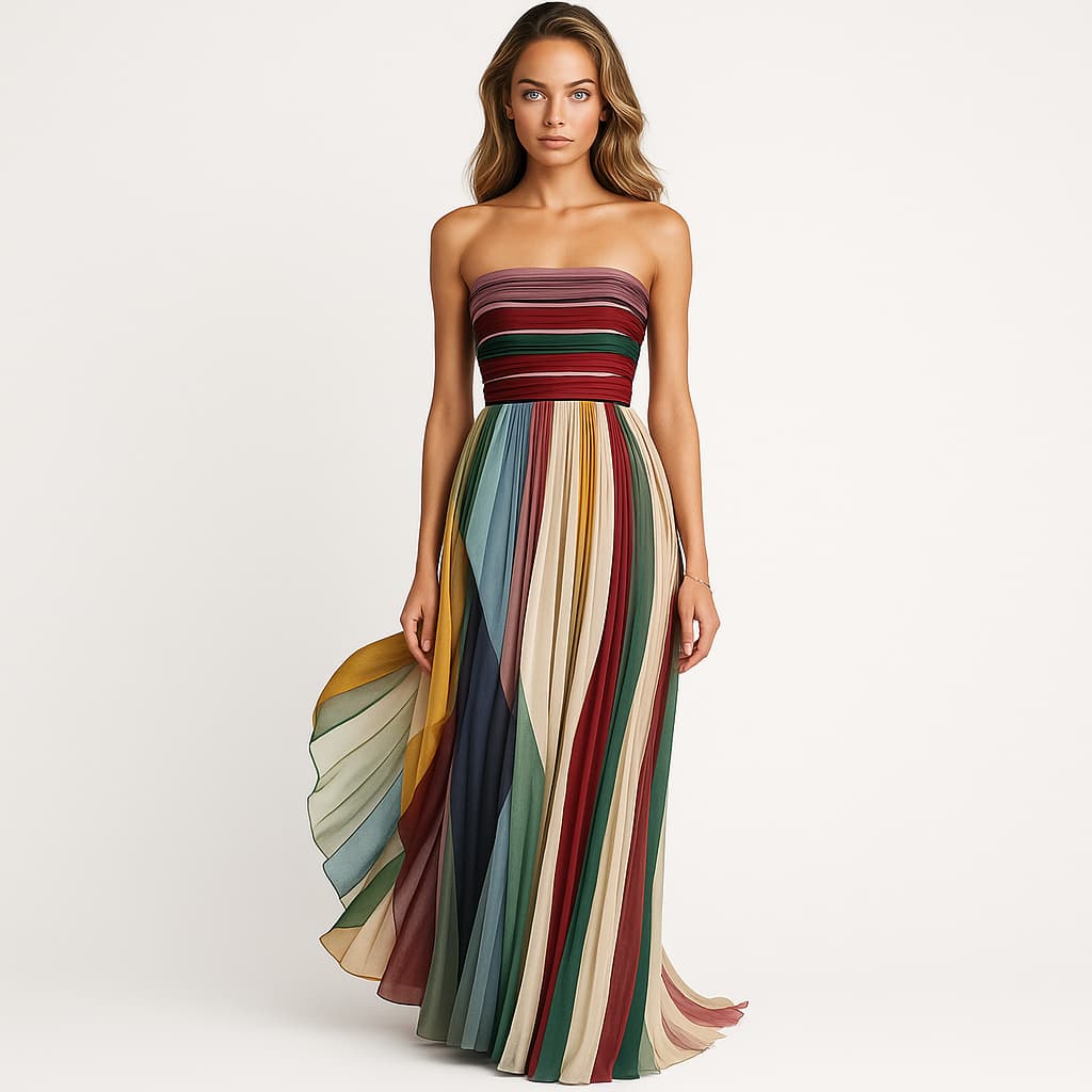 Claire | Colorful maxi dress
