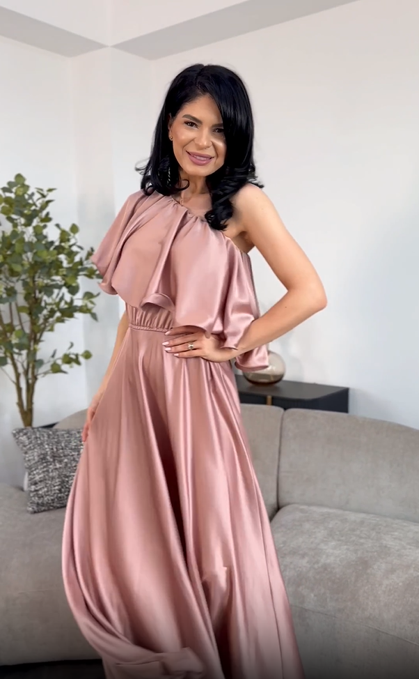 Karissa Dress - Mocha Mousse