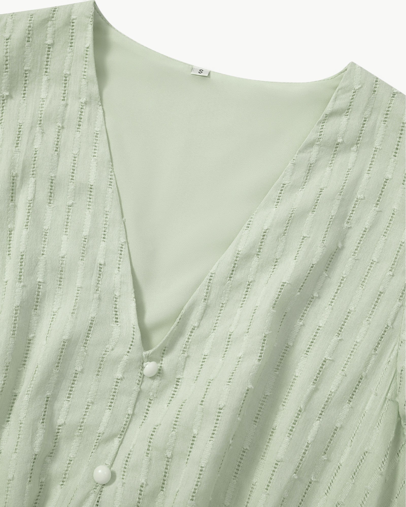 LARA - V-neck midi dress with ruffle sleeves - Light & stylish favorite