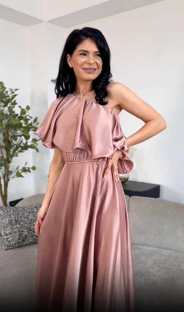 Karissa Dress - Mocha Mousse