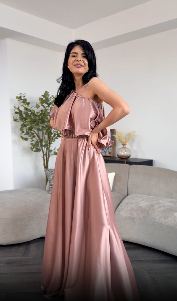 Karissa Dress - Mocha Mousse